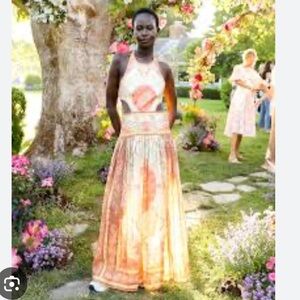 Zimmermann S Linen Maxi Dress AU 1